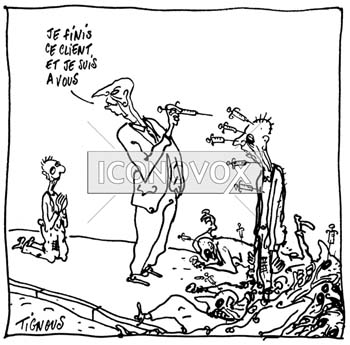 dessin de Tignous, réf. 0005-0745