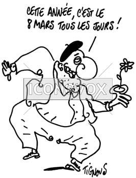 dessin de Tignous, réf. 0005-0772