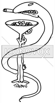 dessin de Tignous, réf. 0005-0821