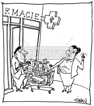 dessin de Tignous, réf. 0005-0860