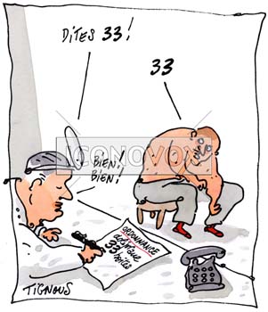 dessin de Tignous, réf. 0005-1057
