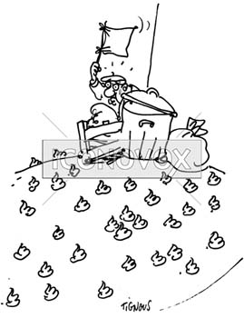 dessin de Tignous, réf. 0005-1158