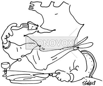 dessin de Tignous, réf. 0005-1164