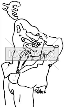 dessin de Tignous, réf. 0005-1192