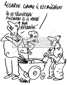 dessin de Tignous, réf. 0005-1196