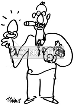 dessin de Tignous, réf. 0005-1198