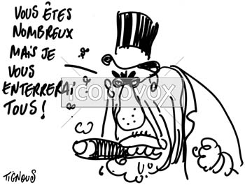 dessin de Tignous, réf. 0005-1341