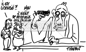 dessin de Tignous, réf. 0005-1634
