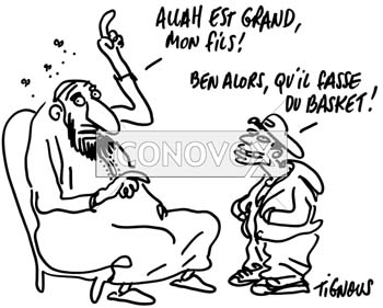 dessin de Tignous, réf. 0005-1703