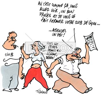 dessin de Tignous, réf. 0005-1783