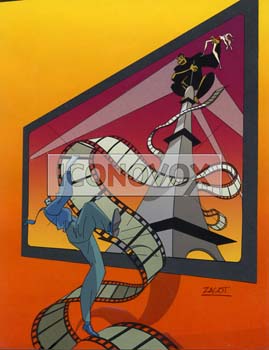 dessin de Zacot, réf. 0040-0238
